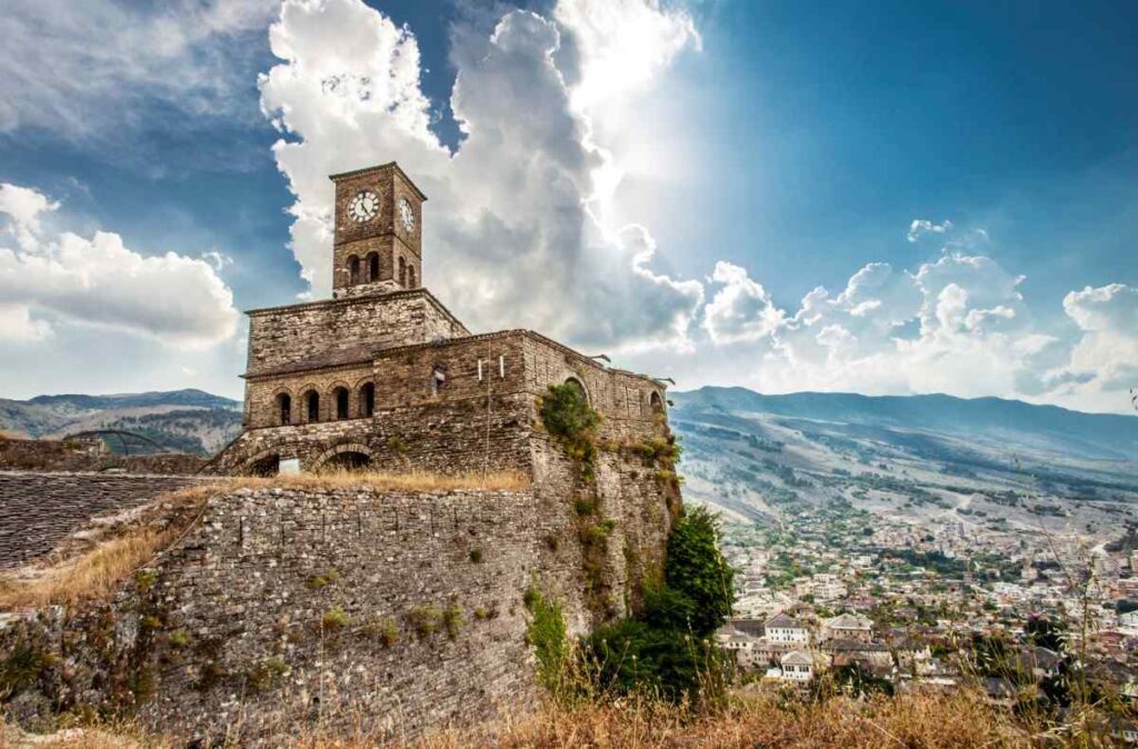Pamje nga kalaja e Gjirokastres