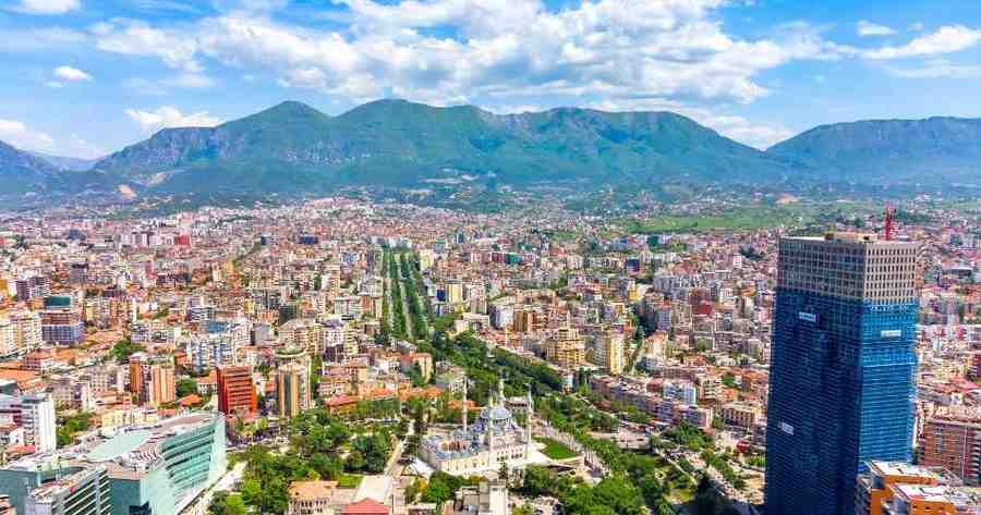Pamje nga Tirana
